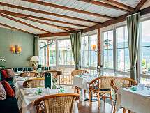 Terrasse vom Romantik SPA Hotel Seefischer
