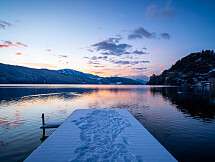Steg im Winter