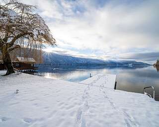 Sauna im Schnee