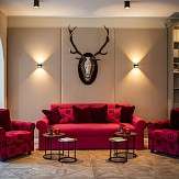 Sofa und Sessel